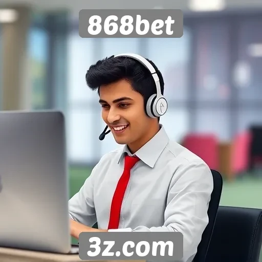 Suporte ao cliente no site de apostas 868bet