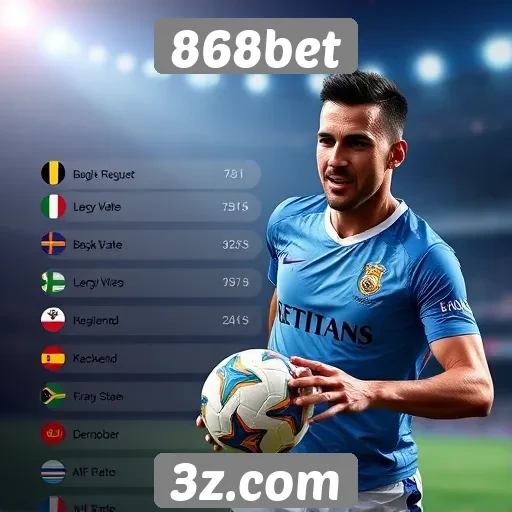 Estatísticas de jogadores no site 868bet